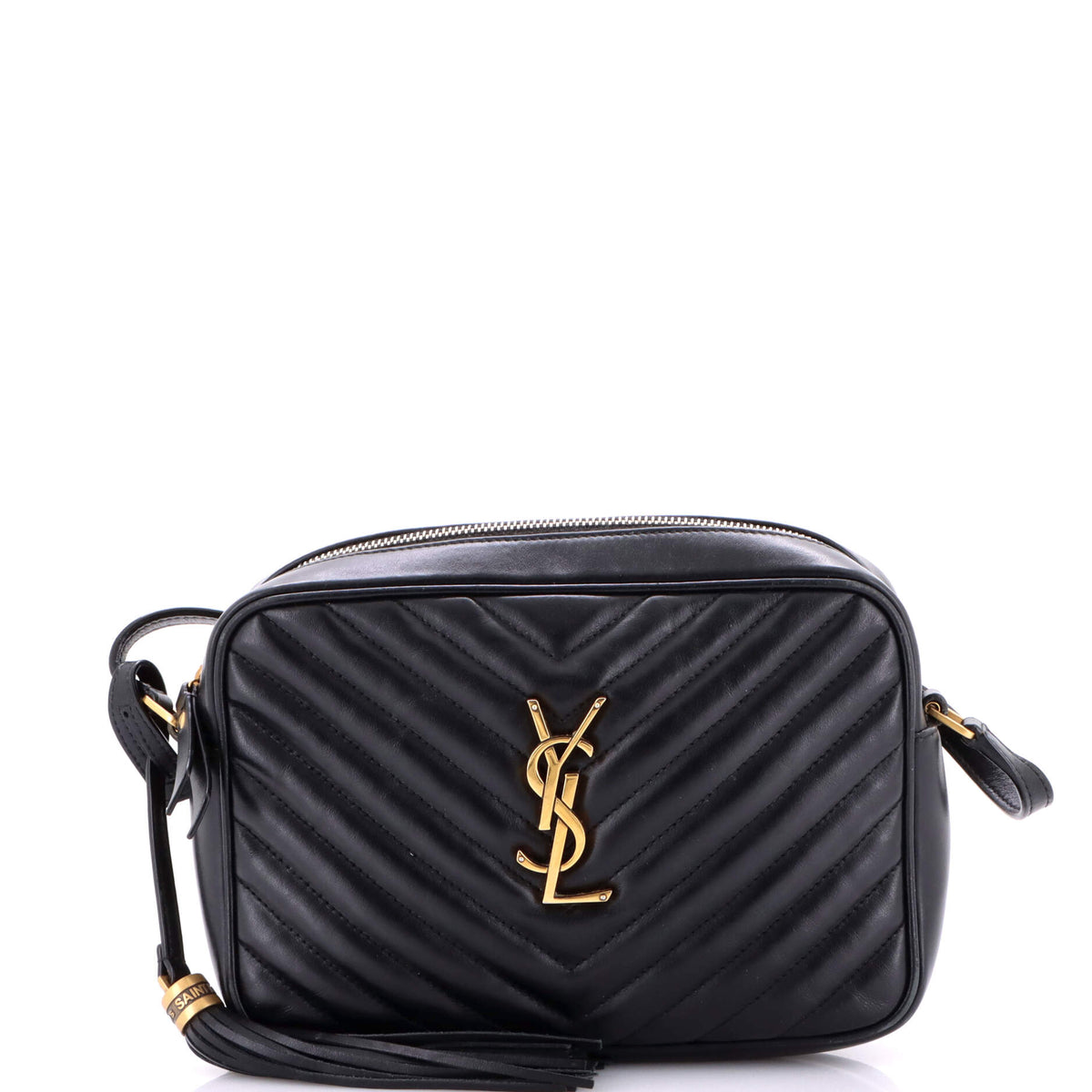 Saint Laurent Lou Camera Bag Matelasse Chevron Leather Small