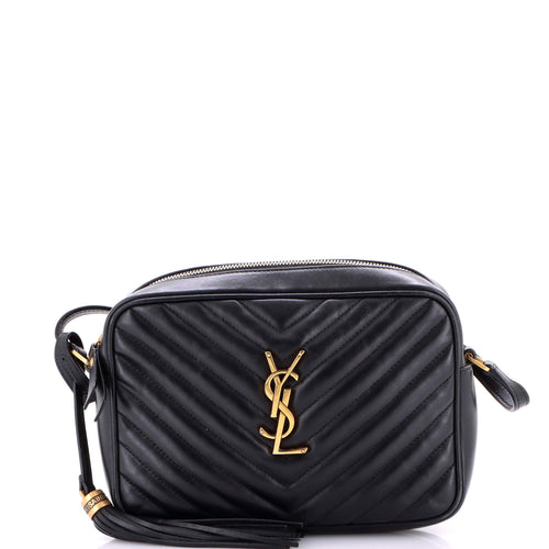 Lou Camera Bag Matelasse Chevron Leather Small