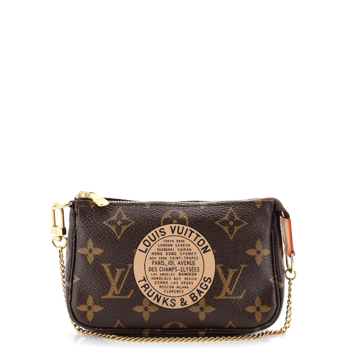 Louis Vuitton Pochette Accessoires Limited Edition Monogram Canvas Mini