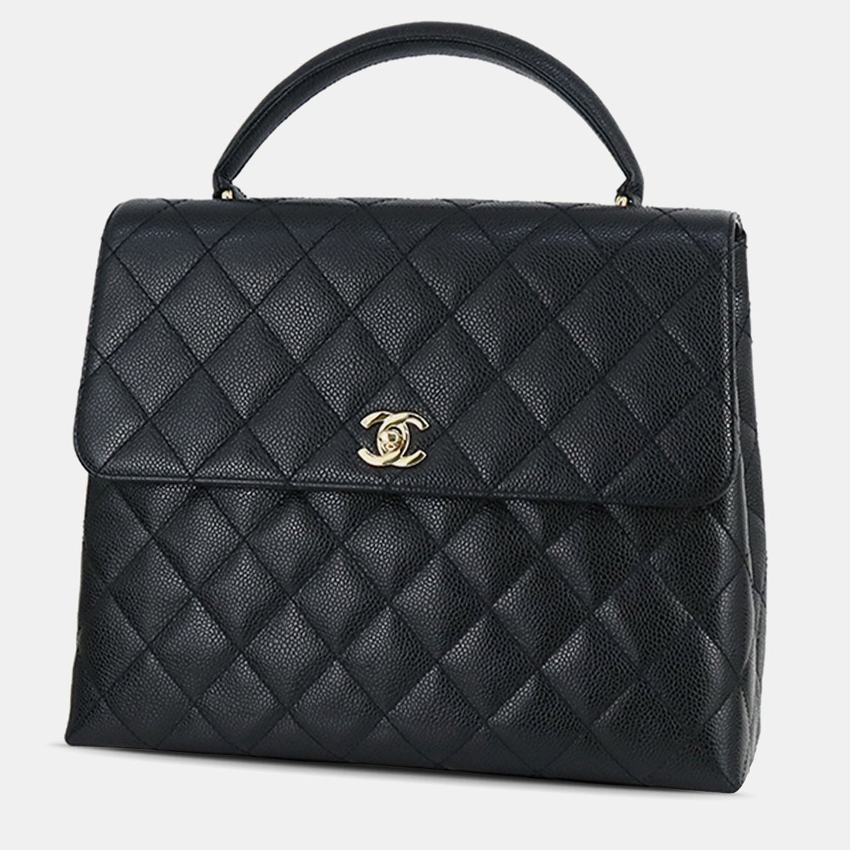 Chanel Caviar Kelly Top Handle Bag