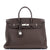 Birkin Handbag Chocolat Clemence with Palladium Hardware 35