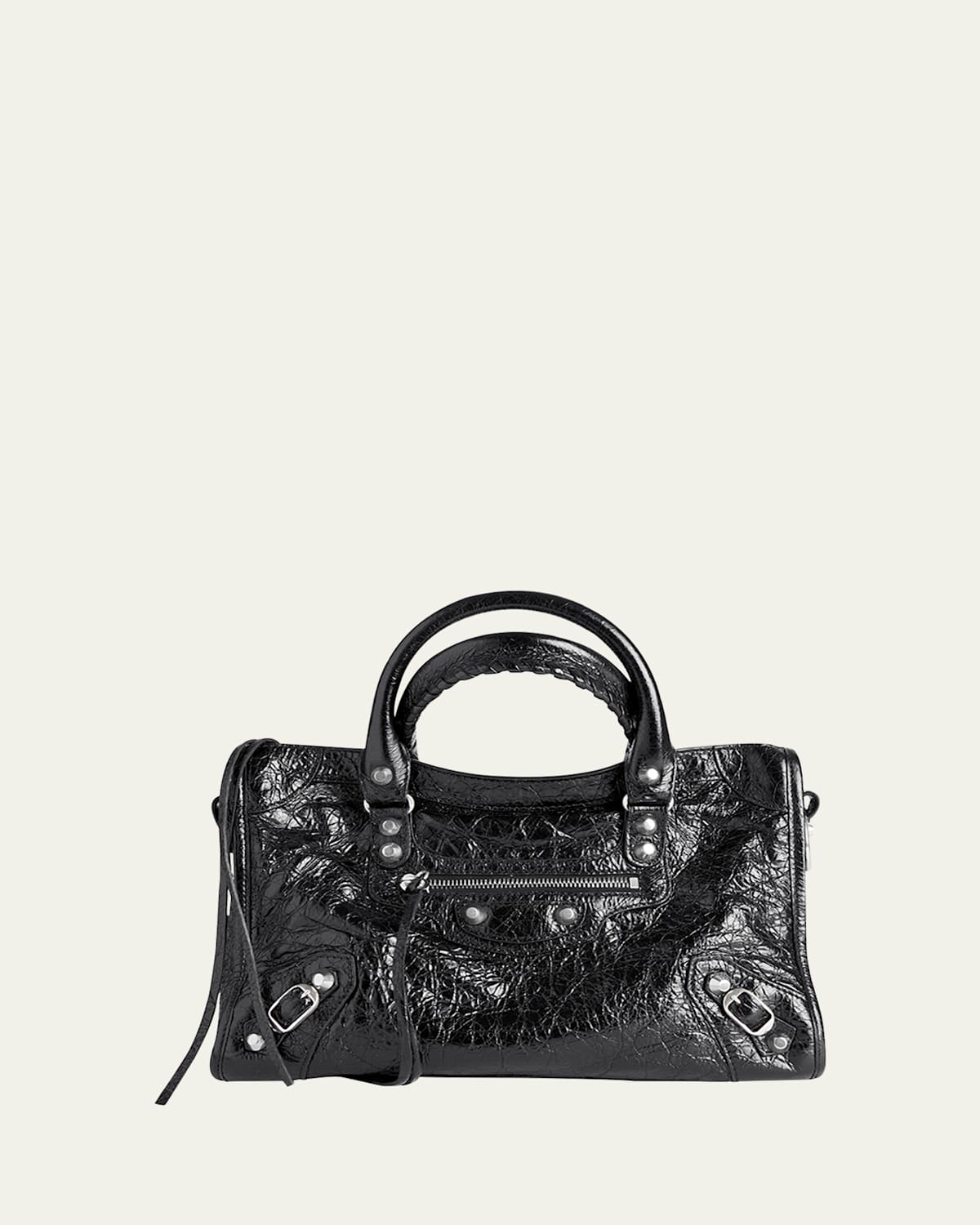Balenciaga Le City Small Leather Shoulder Bag