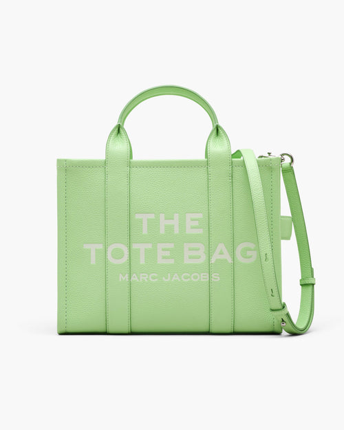 The Leather Medium Tote Bag in Peppermint