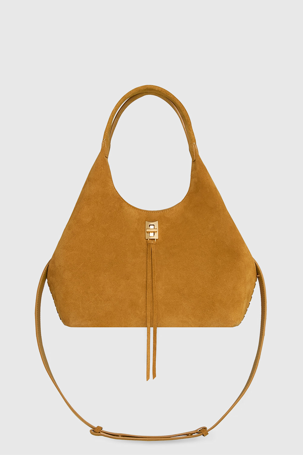 Rebecca Minkoff Darren Whipstitch Carrysome Bag In Oro