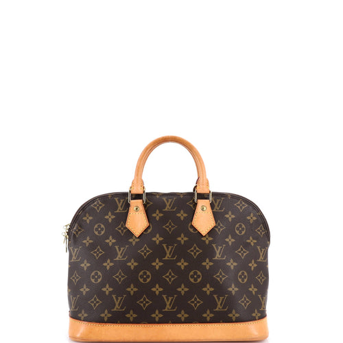Vintage Alma Handbag Monogram Canvas PM