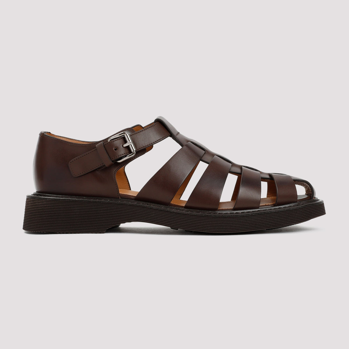 Church's Men's Church`s Hove Sandals in Brown | Size 10+ | EX0024FG000009AGX