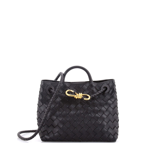 Andiamo Top Handle Bag Intrecciato Nappa Small