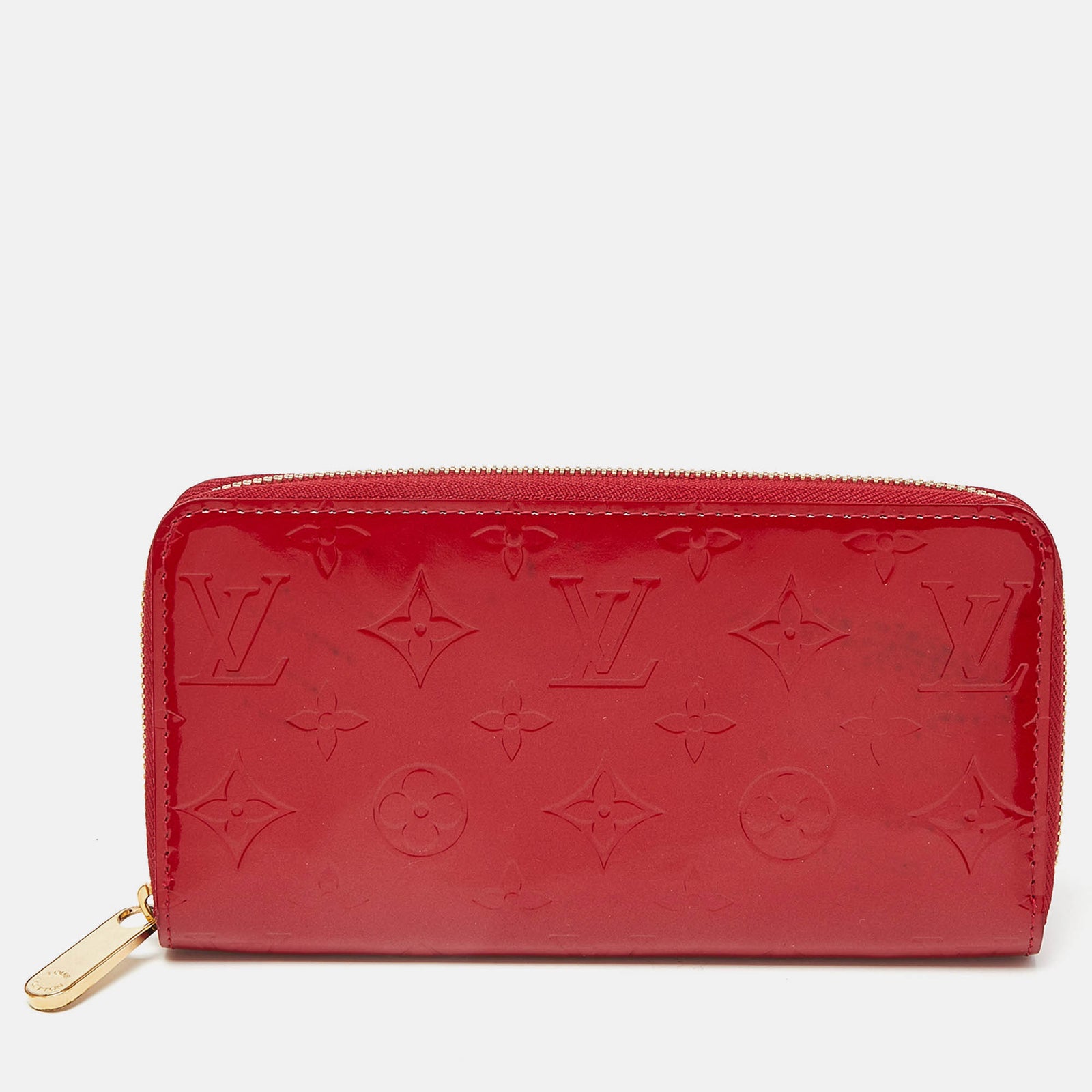 Louis Vuitton Pomme D'amour Monogramm Vernis Zippy Geldbörse