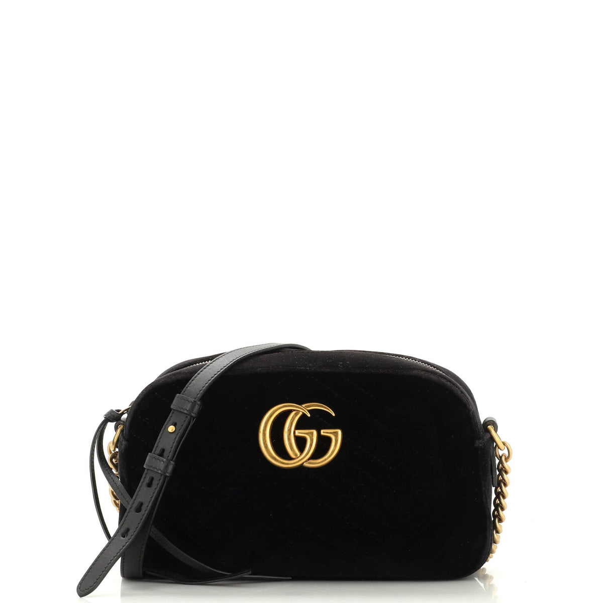 Gucci GUCCI GG Marmont Shoulder Bag Matelasse Velvet Small