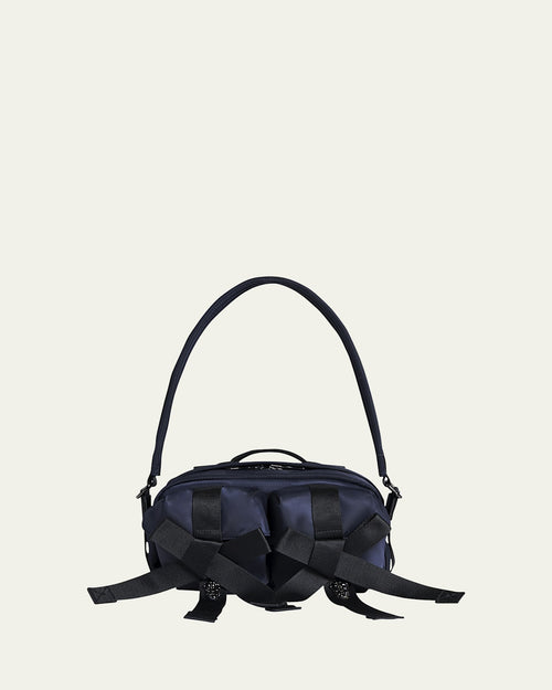 Bow Zip Bum Crossbody Bag