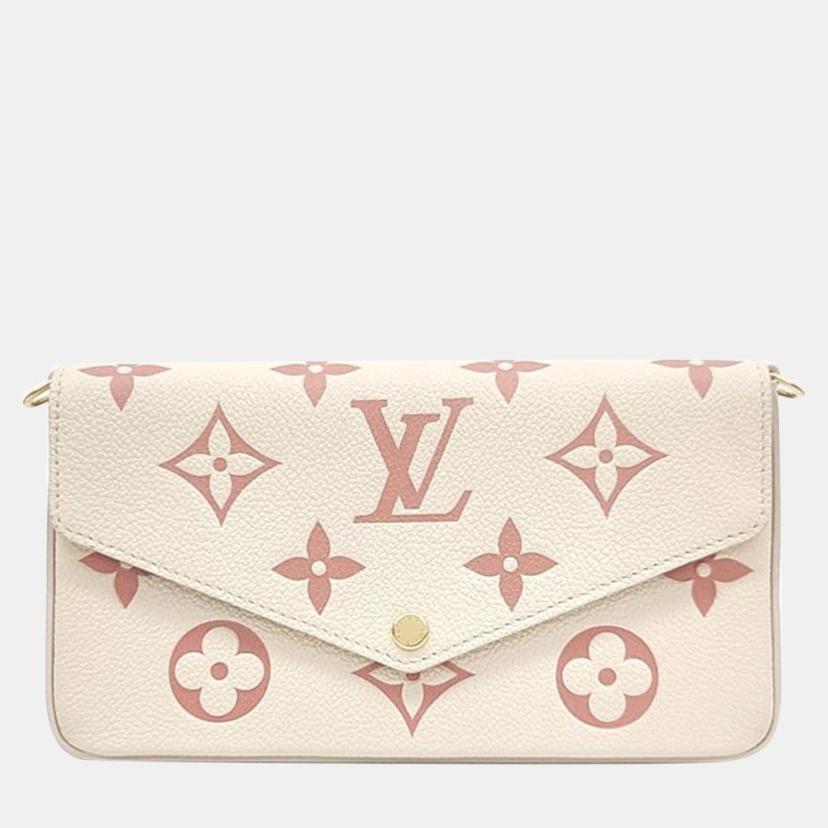 Louis Vuitton Louis VuittonPink  Giang Monogram Canvas Pochette Felicie Shoulder Bag
