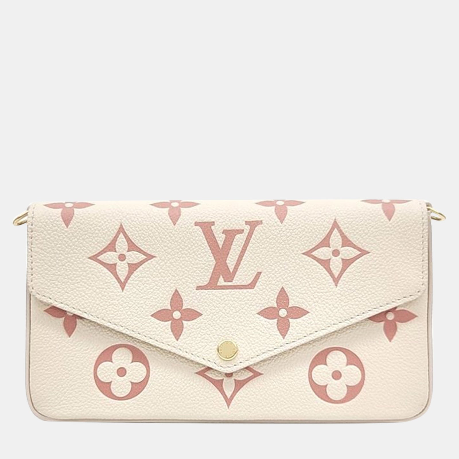 Louis Vuitton Louis VuittonSac à bandoulière Pochette Felicie en toile monogrammée rose