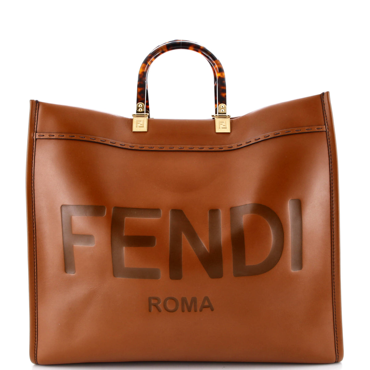 Fendi FENDI Sunshine Shopper Tote Leather Large