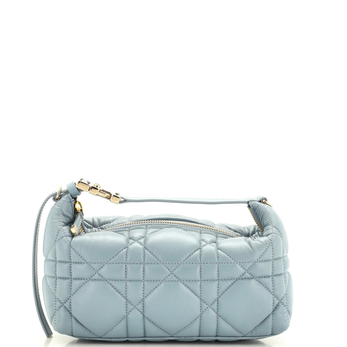 Christian Dior DiorTravel Nomad Pouch Macrocannage Quilt Calfskin Medium