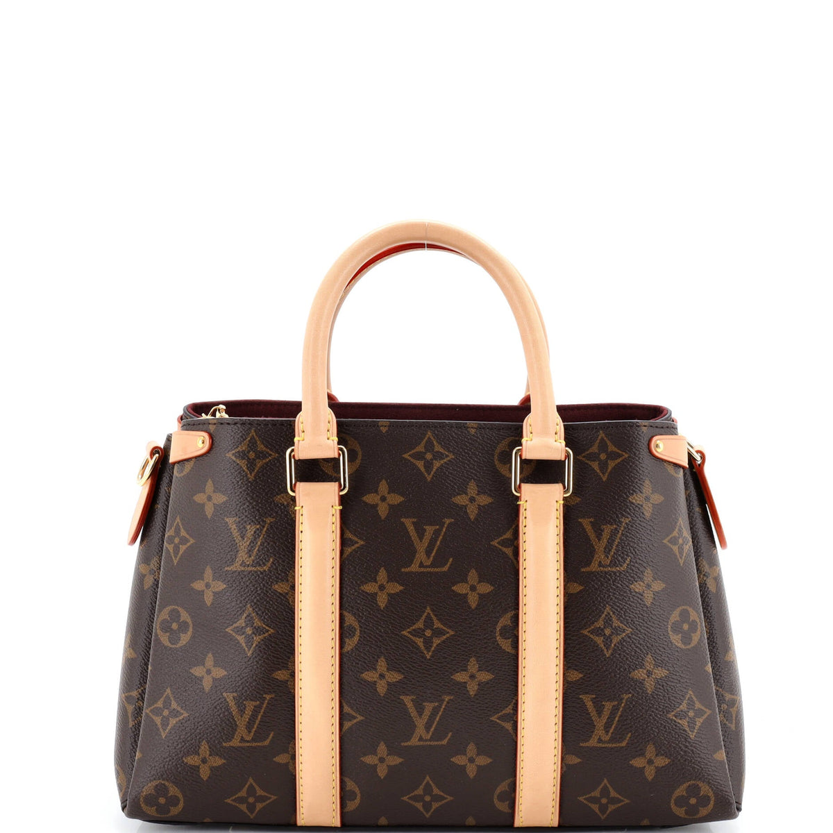 Louis Vuitton Soufflot Tote Monogram Canvas with Leather BB