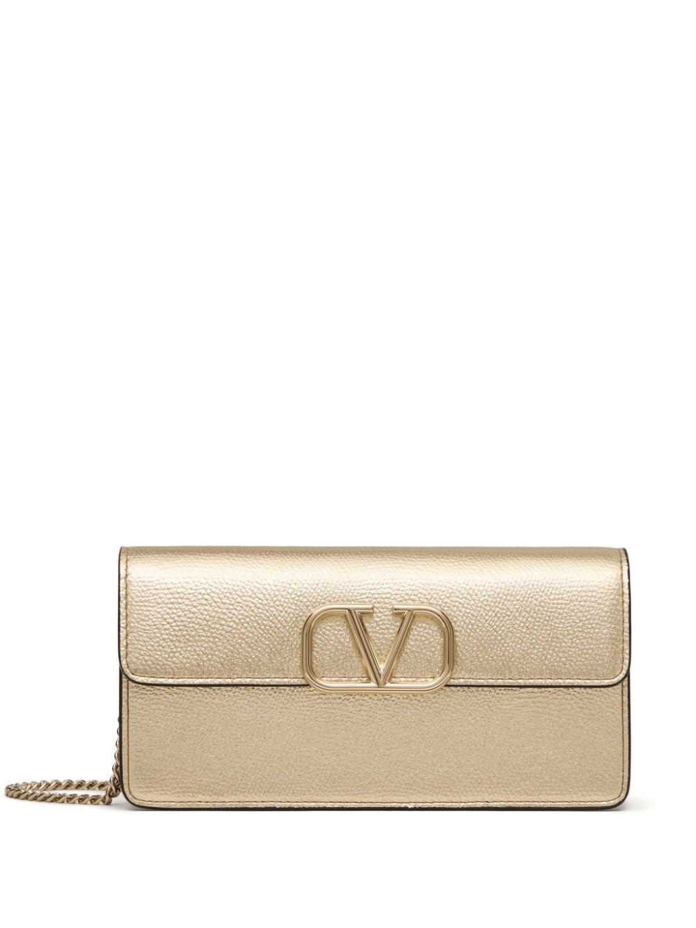 Valentino Women's Vlogo Signature Wallet W/strap in Platino | 5W2P0S93ATX