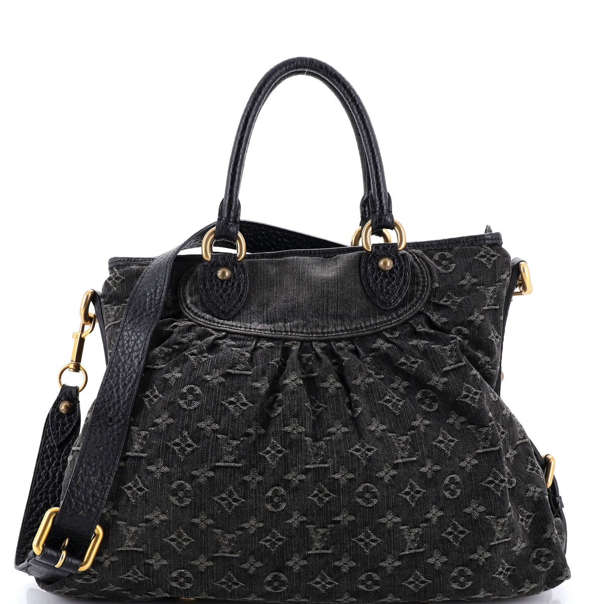 Louis Vuitton Neo Cabby Handbag Denim GM