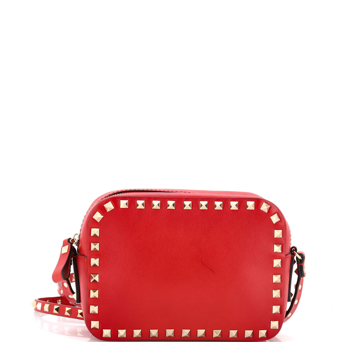 Valentino VALENTINO GARAVANI Rockstud Camera Crossbody Bag Leather