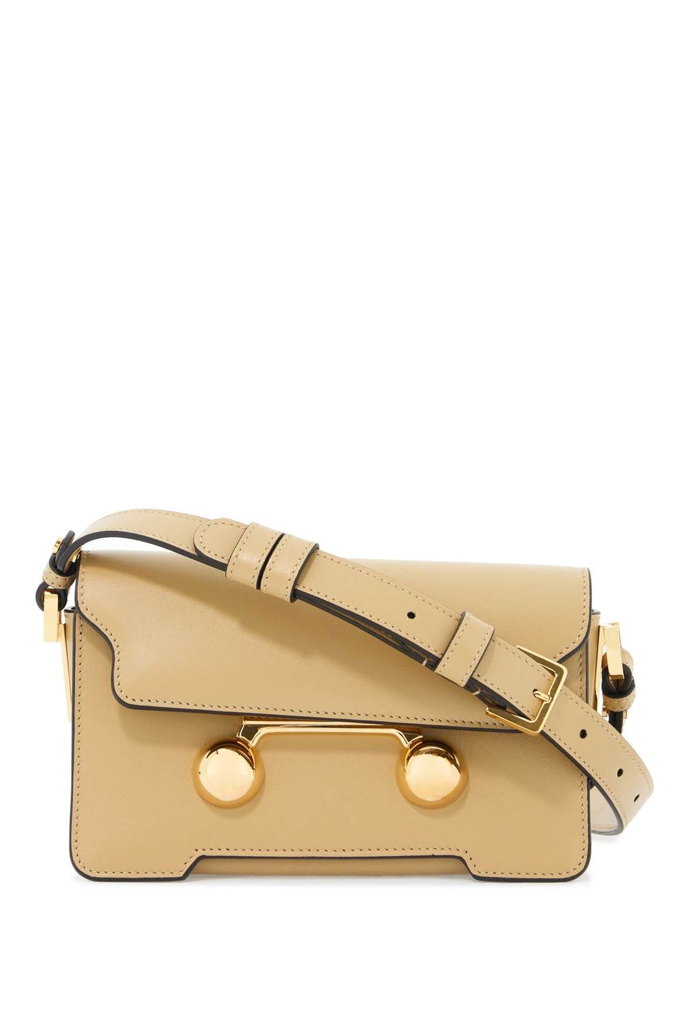 Marni Women's Mini Trunkaroo Shoulder Bag in Beige | SBMP0193U0P6948