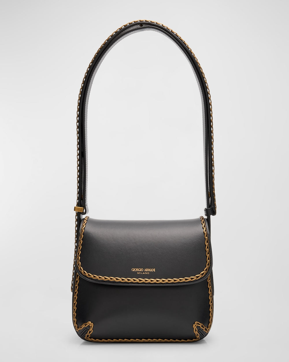 La Prima Small Chain Leather Shoulder Bag