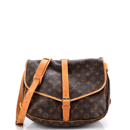 Saumur Handbag Monogram Canvas 35