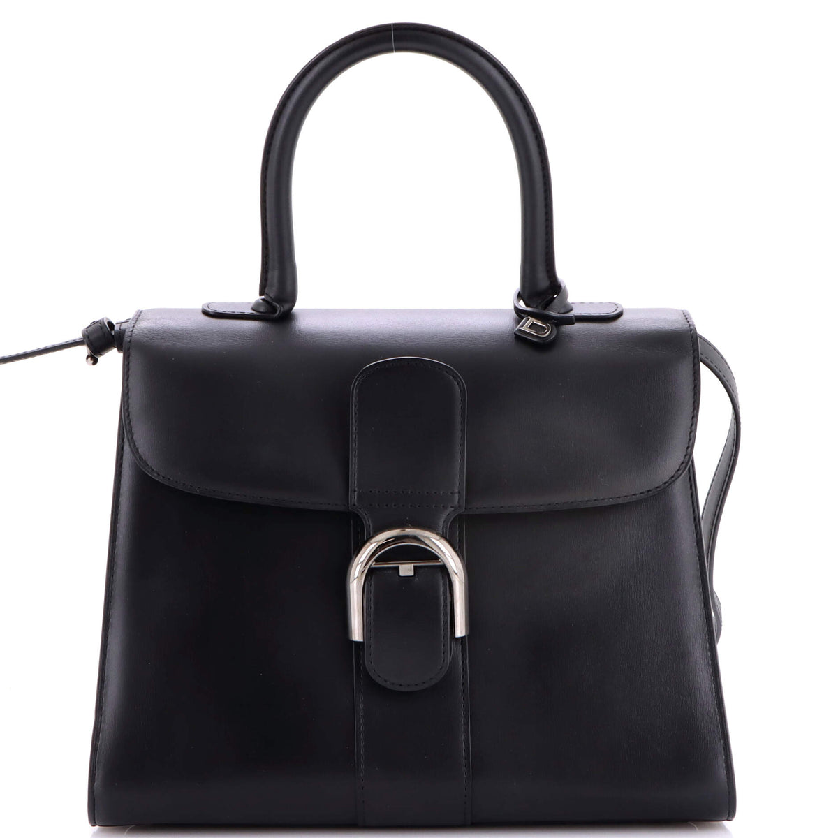 Delvaux Brillant Top Handle Bag Leather MM