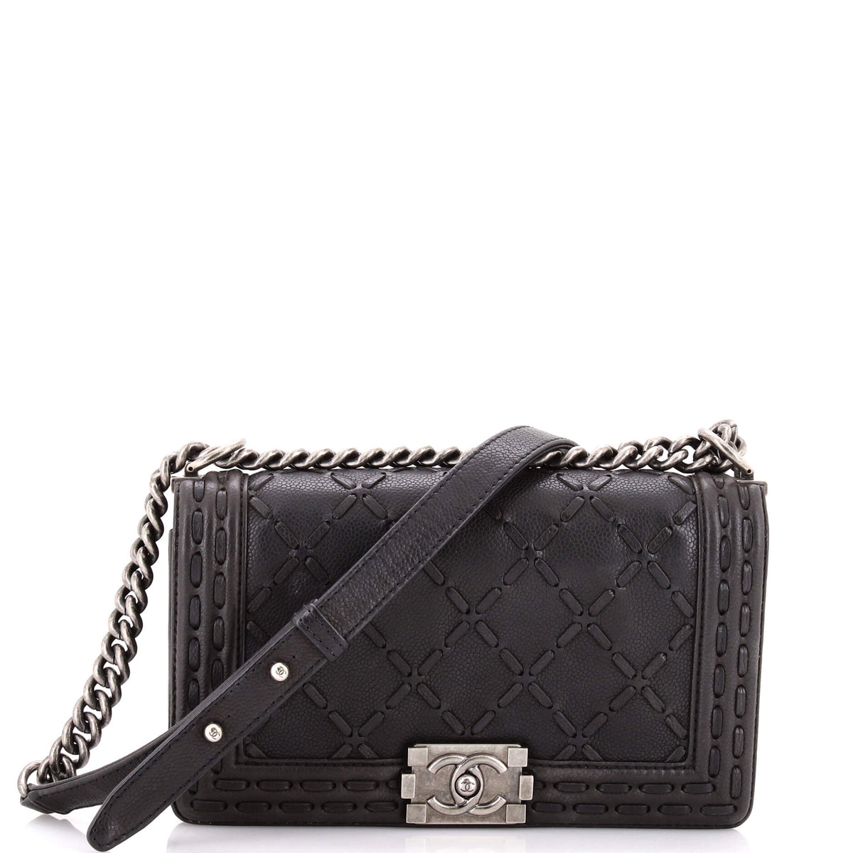 Chanel CHANEL 19 Flap Bag Quilted Leather Maxi