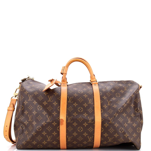 Keepall Bandouliere Bag Monogram Canvas 50