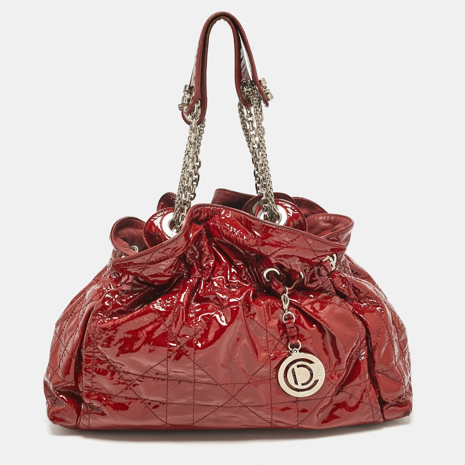 Dior Rote Le Trente-Tasche aus Lackleder