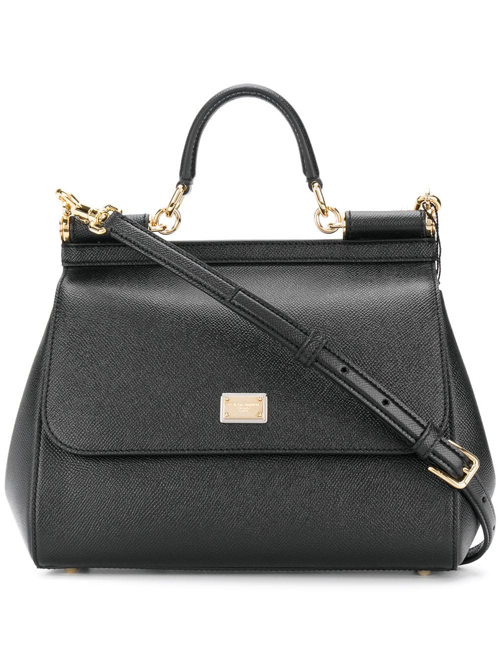 Dolce & Gabbana Women's Sicily Mini Handbag in Black | Size UNICA | BB6002A1001