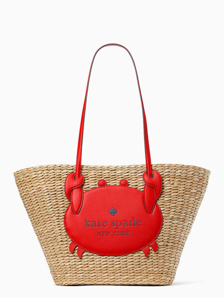 Kate Spade Au Pinch Me Straw Large Tote