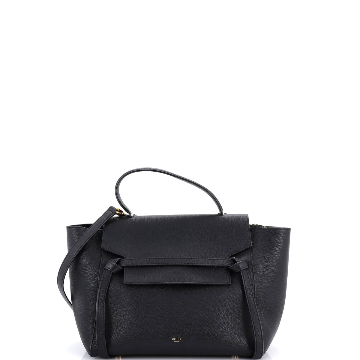 Celine CELINE Belt Bag Textured Leather Mini