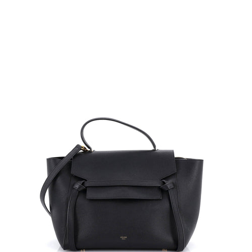 CELINE Belt Bag Textured Leather Mini