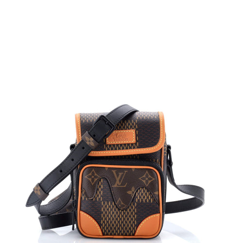 Nigo Amazone Messenger Bag Limited Edition Giant Damier and Monogram Canvas Nano