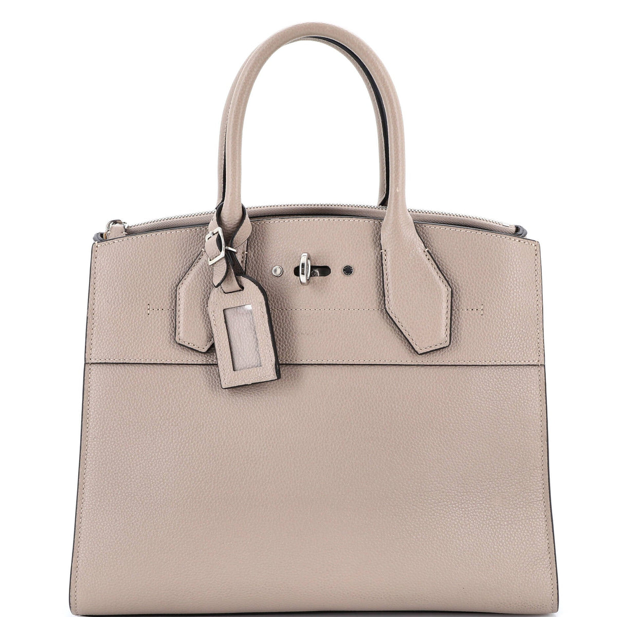 Louis Vuitton City Steamer Handbag Leather MM