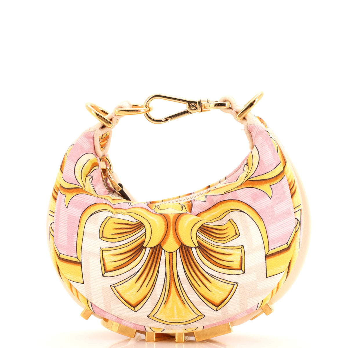 Fendi FENDI x Versace Fendace Fendigraphy Bag Printed Zucca Silk Nano