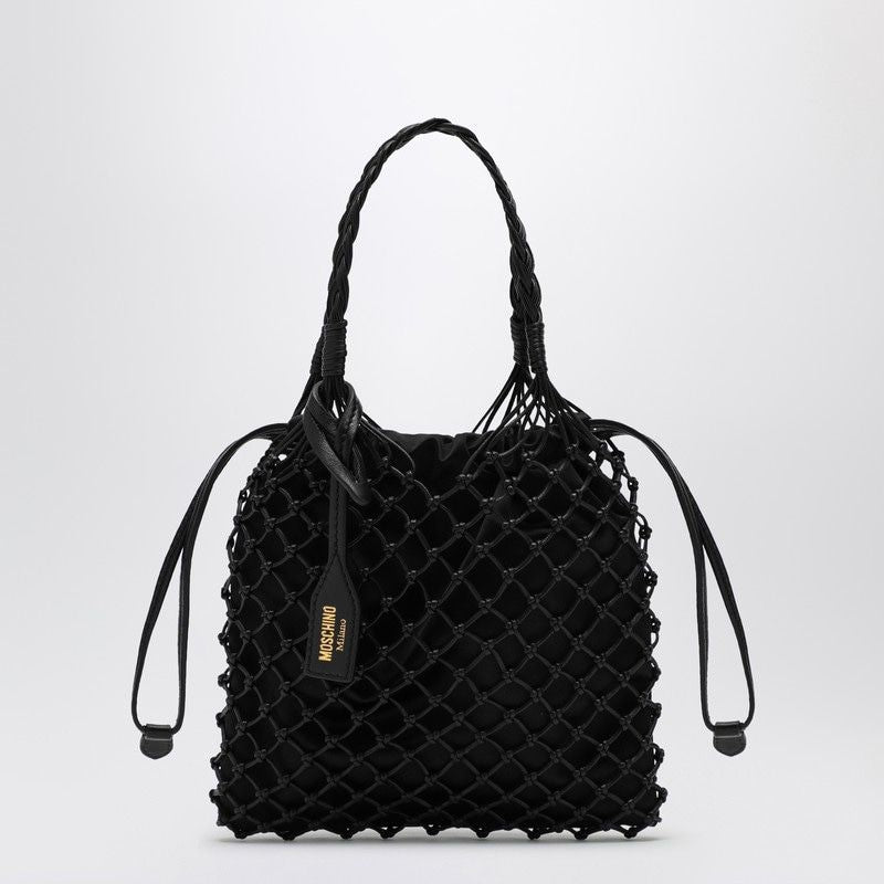 Moschino Women's Basket Net Nappa Bag in Black | A73028002