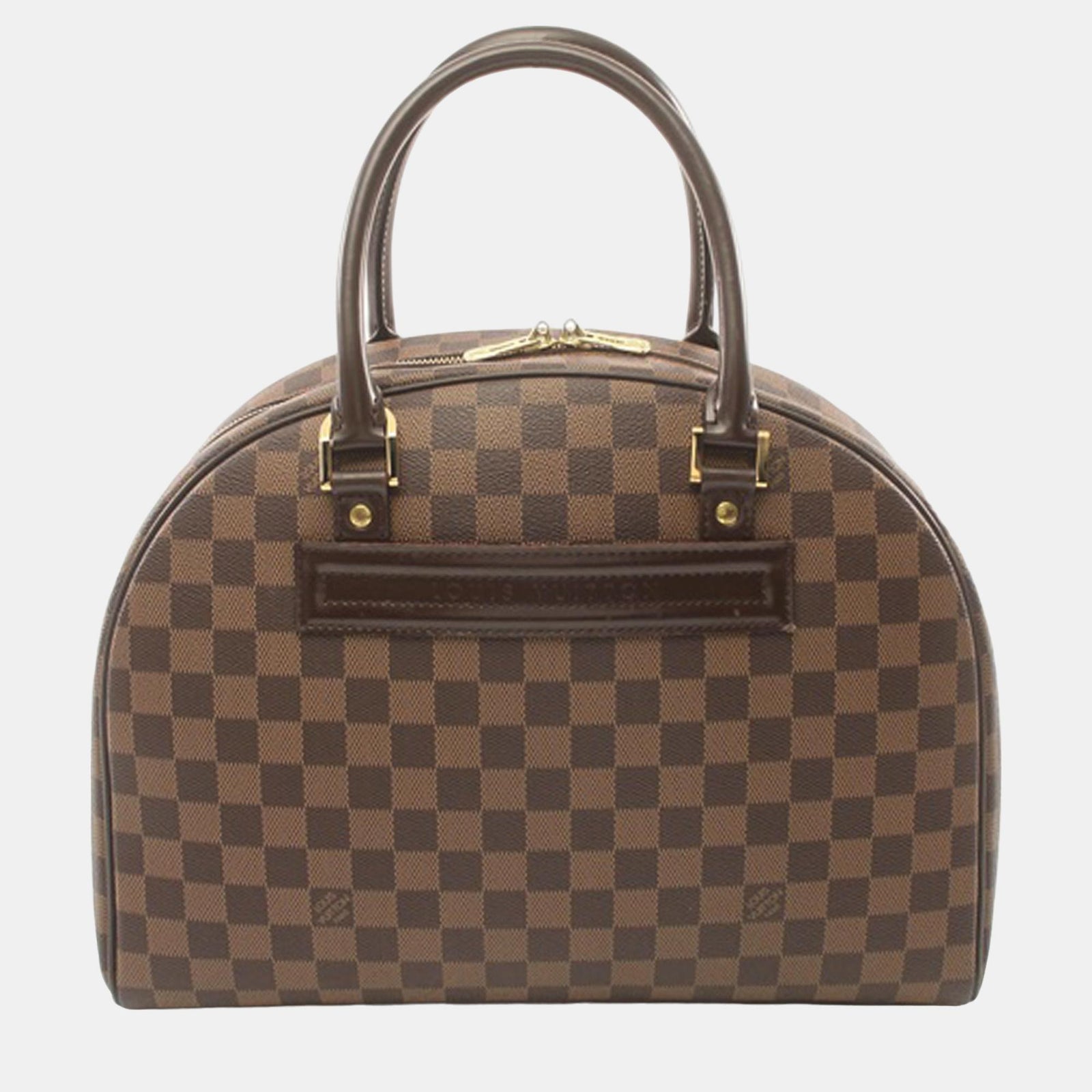 Louis Vuitton Braune Damier Ebene Canvas Nolita Umhängetasche