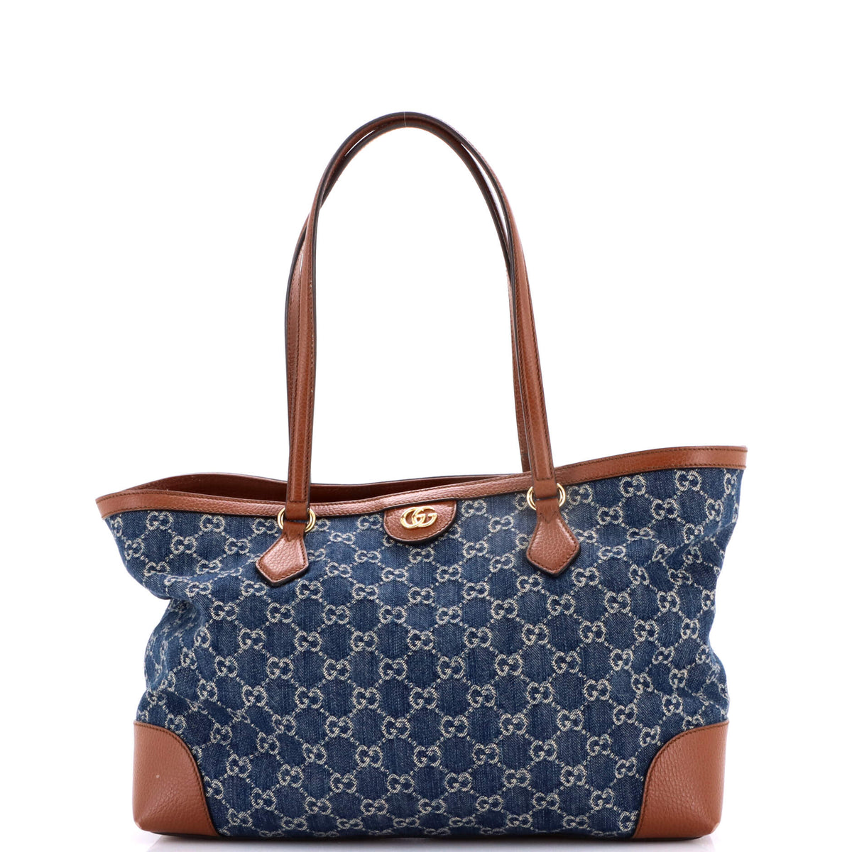 Gucci GUCCI Ophidia Shopping Tote GG Denim Medium