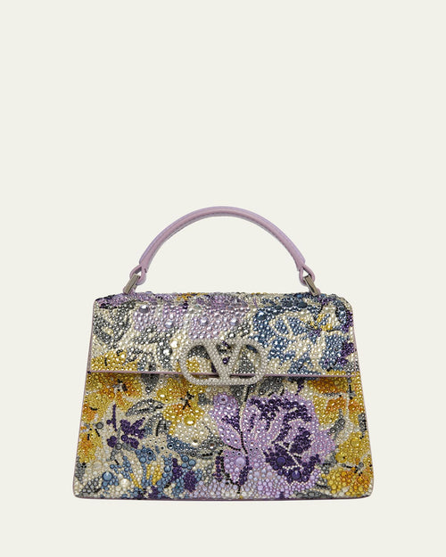 VSLING Mini Laminated Leather Top-Handle Bag