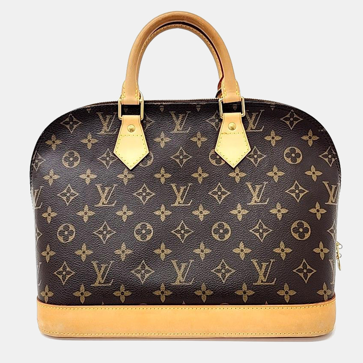 Louis Vuitton Brown Monogram Canvas Alma PM Satchel Bag