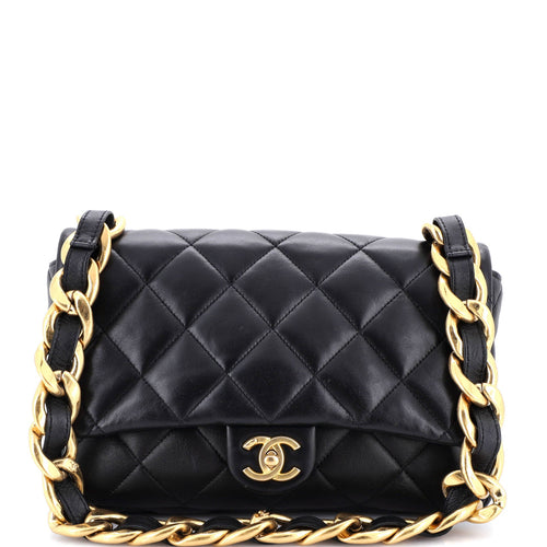 CHANEL Funky Town Flap Bag Quilted Lambskin Large