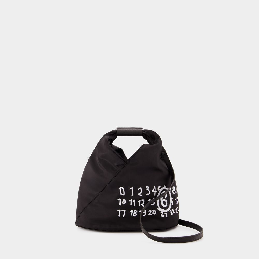 Mm6 Maison Margiela Women's Japanese Crossbody in Black | SB6WD0026 Color P7184 Color T8013