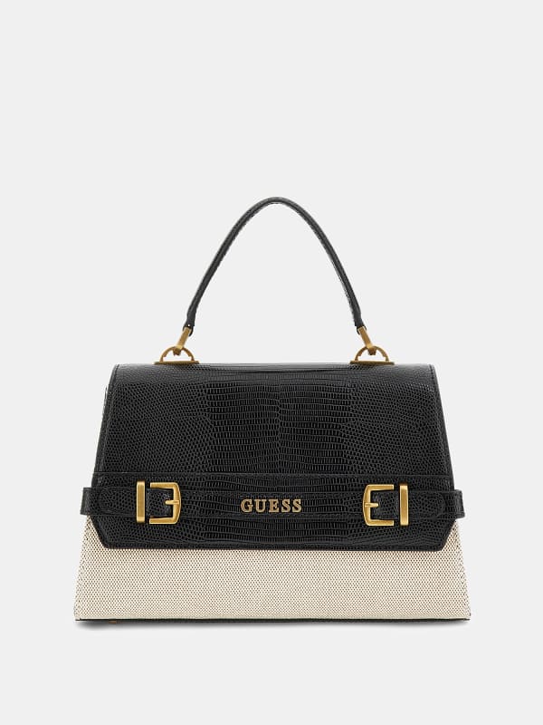 Guess Sestri Handtasche in Kroko-Optik