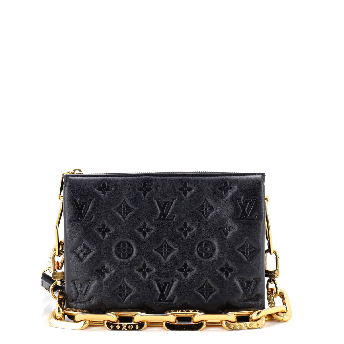 Louis Vuitton Coussin Bag Monogram Embossed Lambskin BB