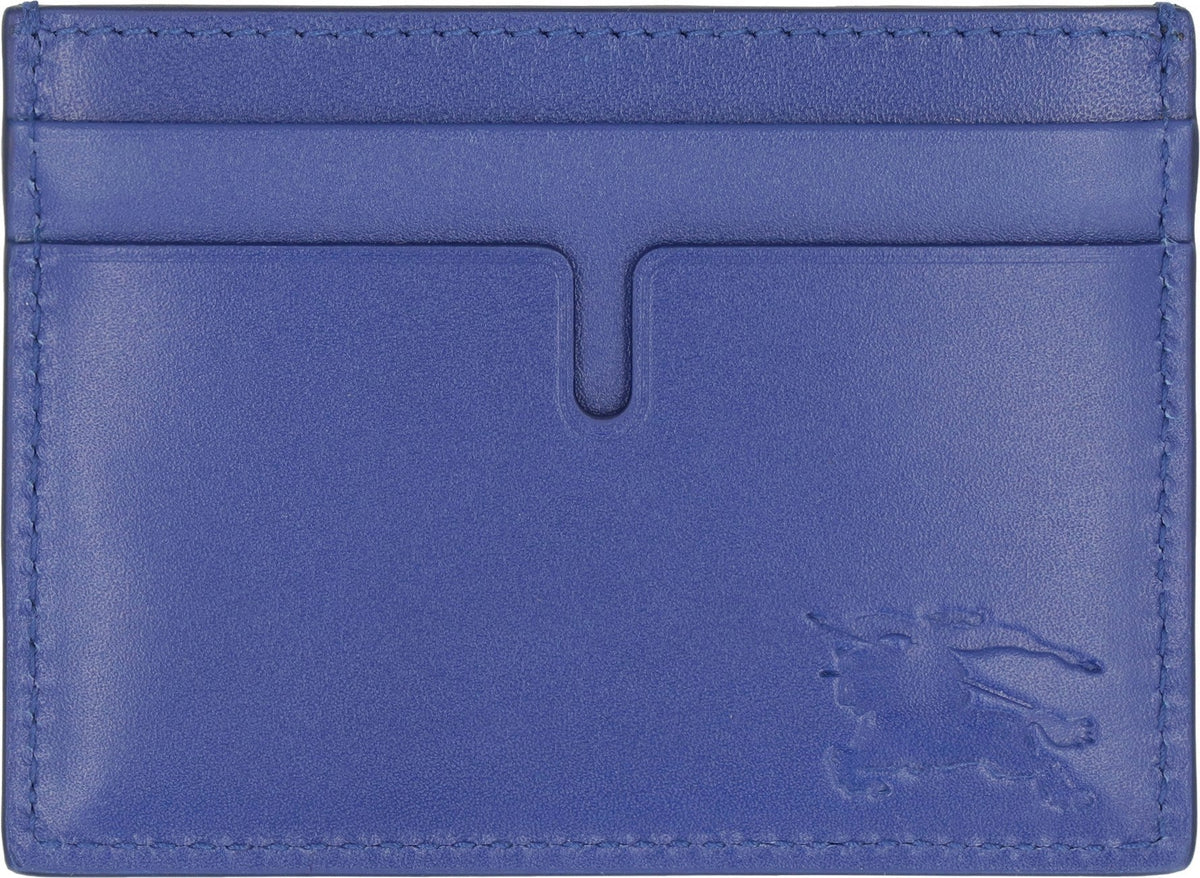 Burberry Men's Leather Card Holder in Blue | 8079465146765 Color B7323