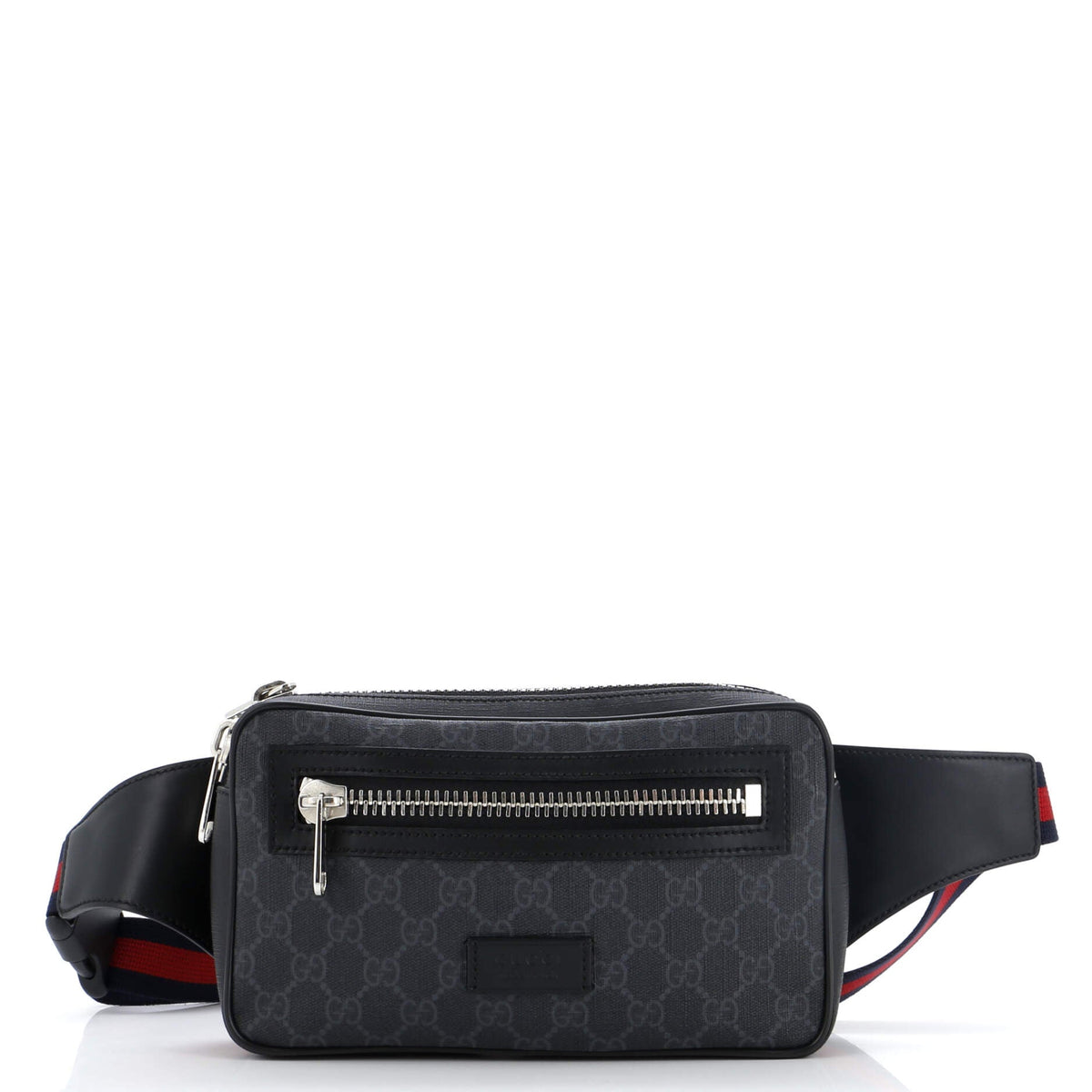 Gucci GUCCI Soft Zip Belt Bag GG Coated Canvas Small