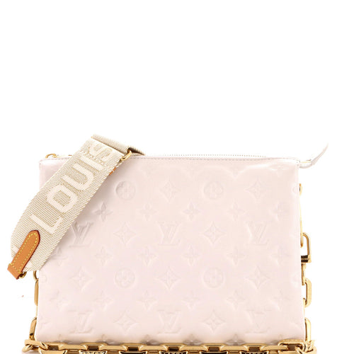Coussin Bag Monogram Embossed Lambskin PM