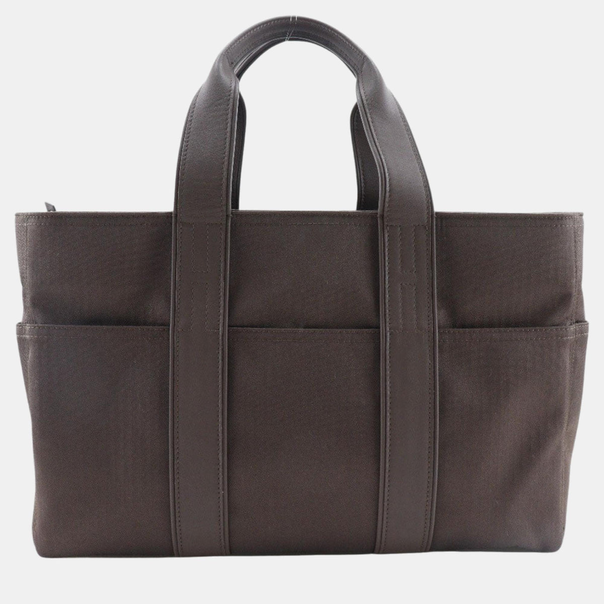 Hermès Brown Canvas Acapulco handbag bag
