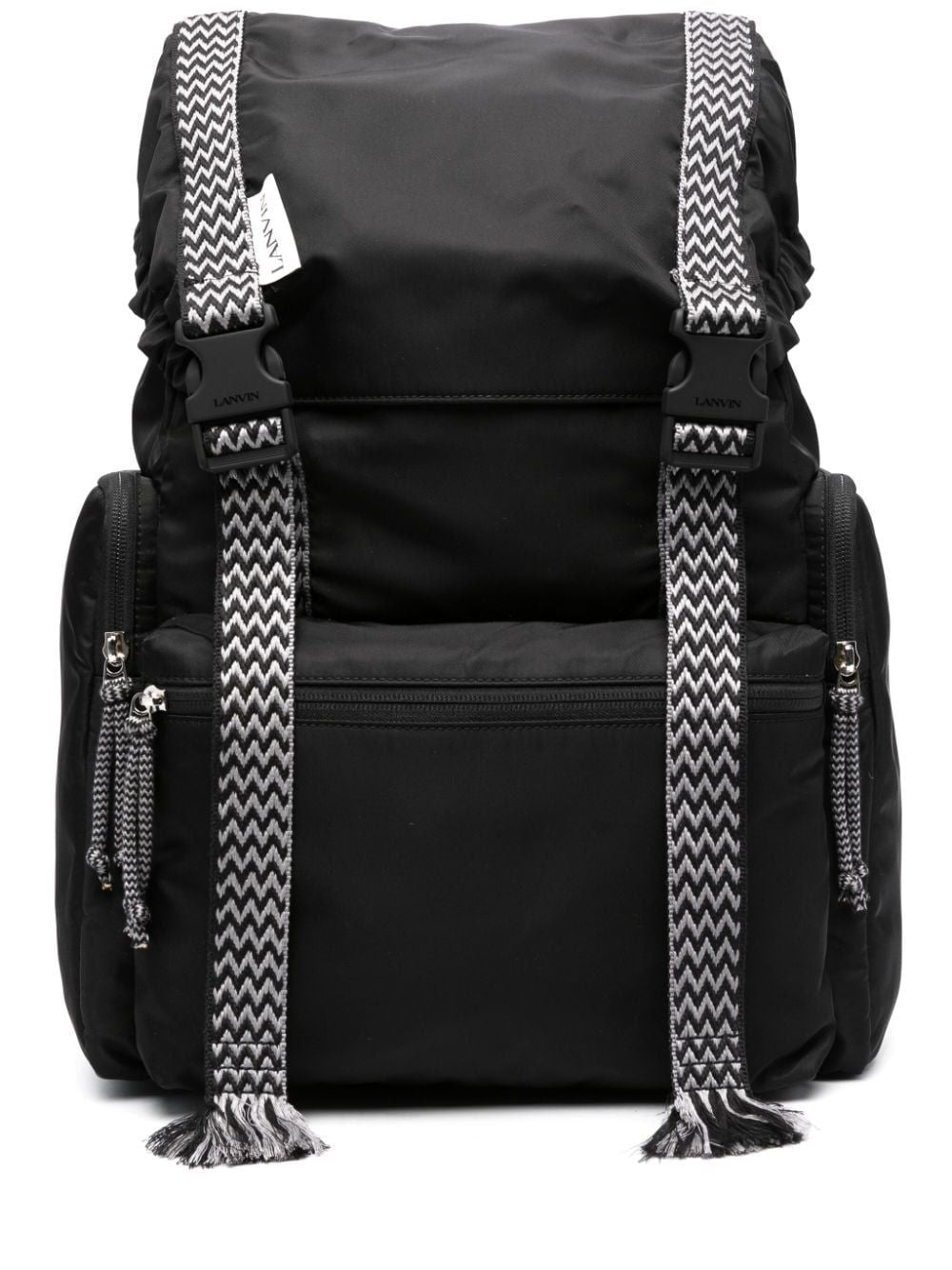 Men's Curb Backpack Mm in Black | LMBGIA01DAVIA23